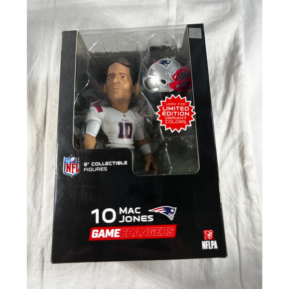 NFL Mac Jones Figure #10 Game Changers Limited Edition 6" Excite 2023 NEW Sealed - Picture 1 of 16